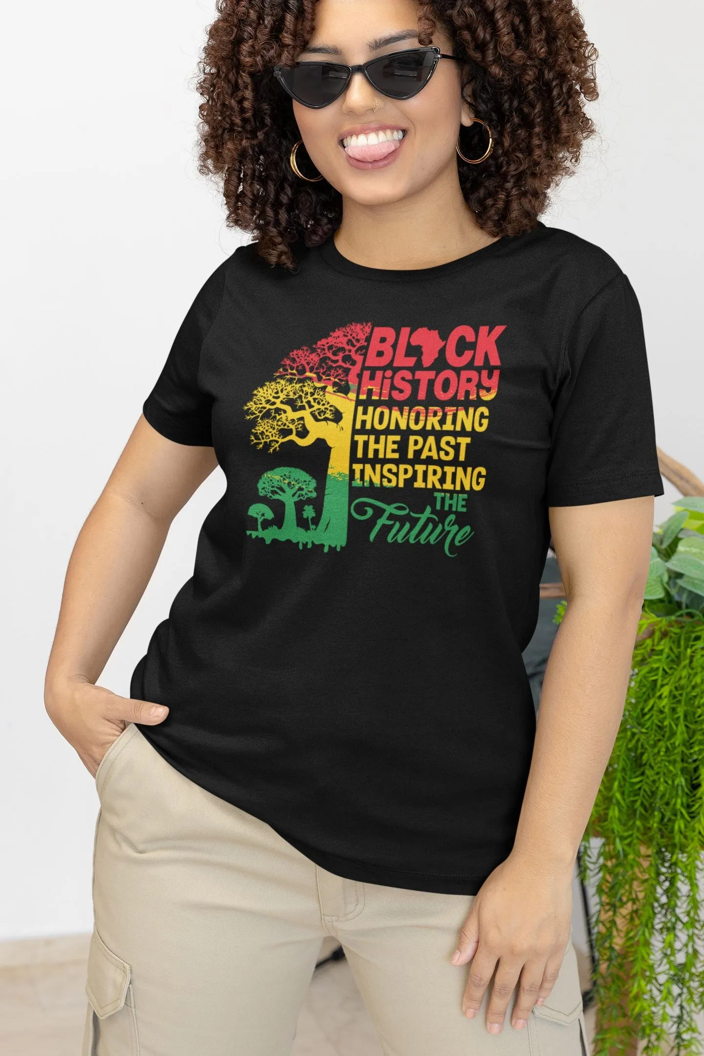 Black History Honoring The Past Inspiring The Future T-shirt